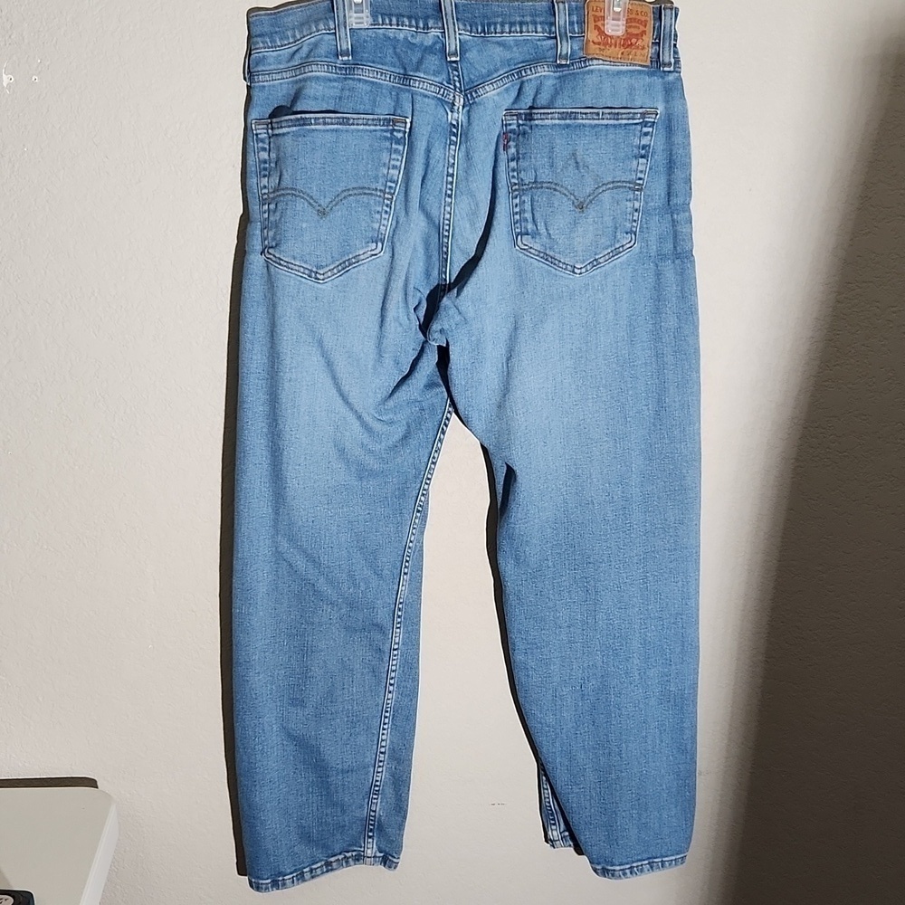 Levis Jean Mens 38 X 28 Actual Tag Shows 30 Spots Stretch Work see measuments